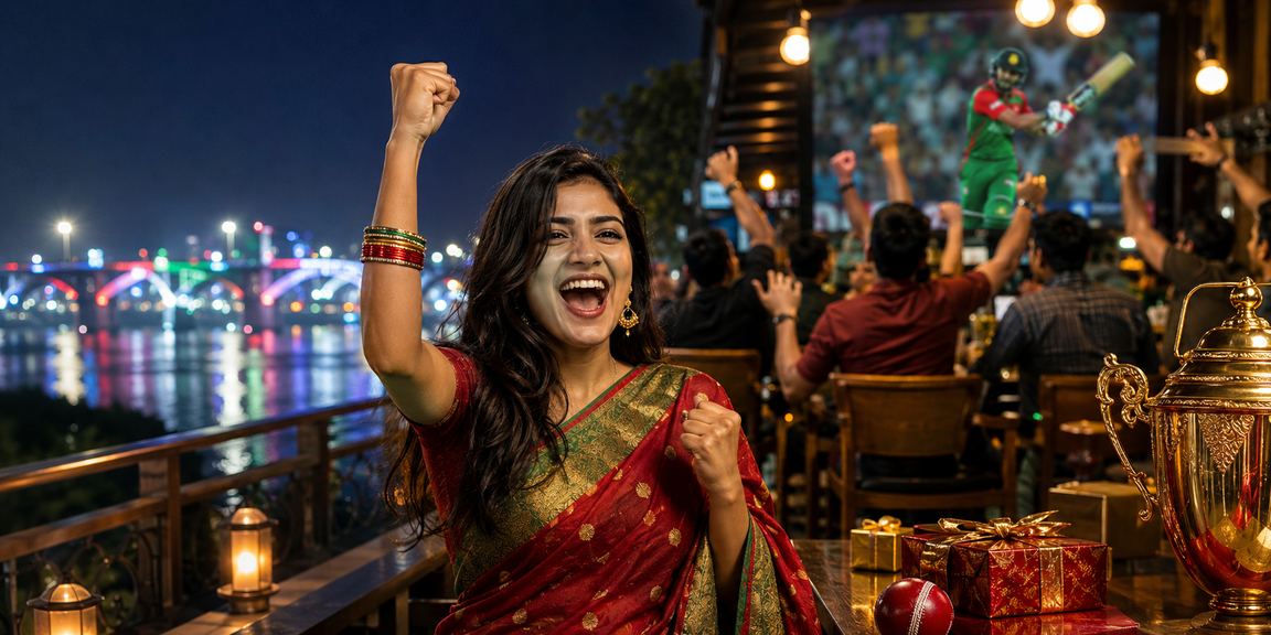 রাজশাহীর সৈকতে বসে মোবাইলে 33bt লটারি খেলছেন একজন তরুণ